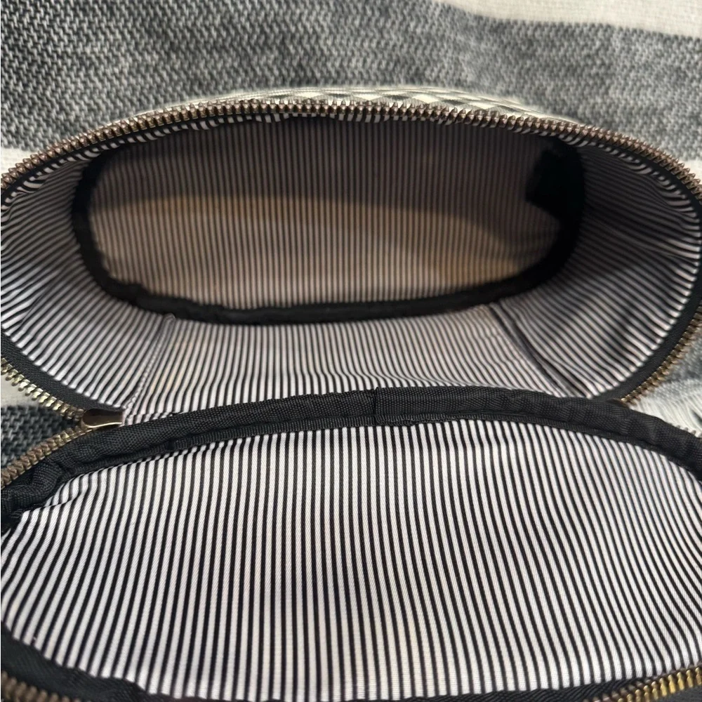 Black and White Checkered Women's cosmetic Bag